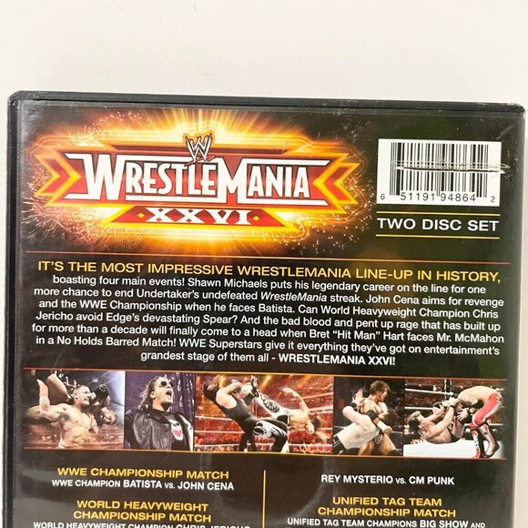 Wrestlemania XXVI DVD Two Disc Set - Picture 4 of 16